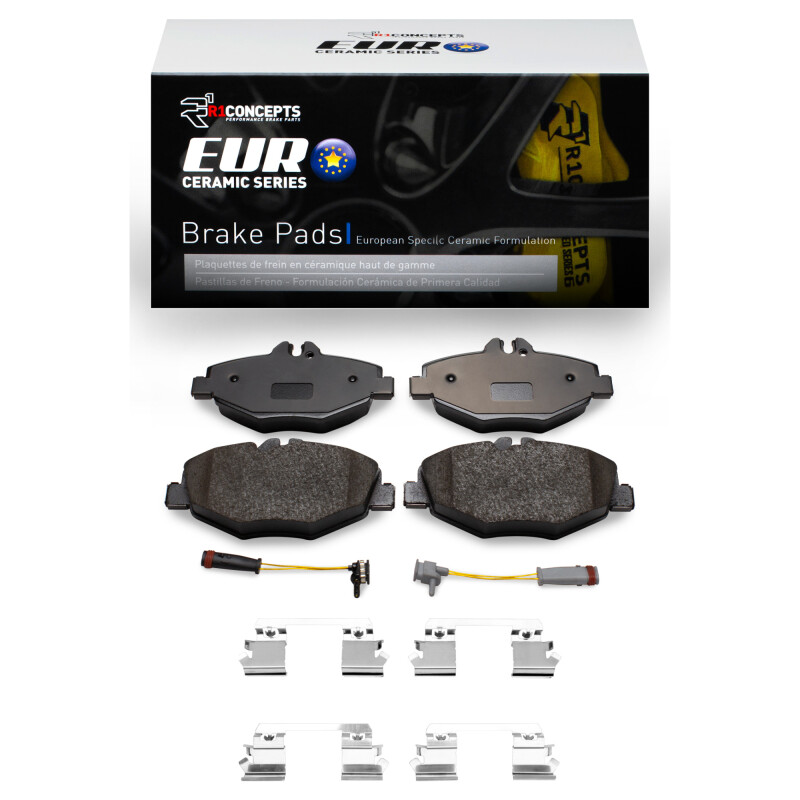 Mercedes-Benz E200 Brake Pads - Front - R1 Concepts - EURO Ceramic - `03-`09 Mercedes-Benz E200 Brake Pads - Front - R1 Concepts - EURO Ceramic - `03-`09